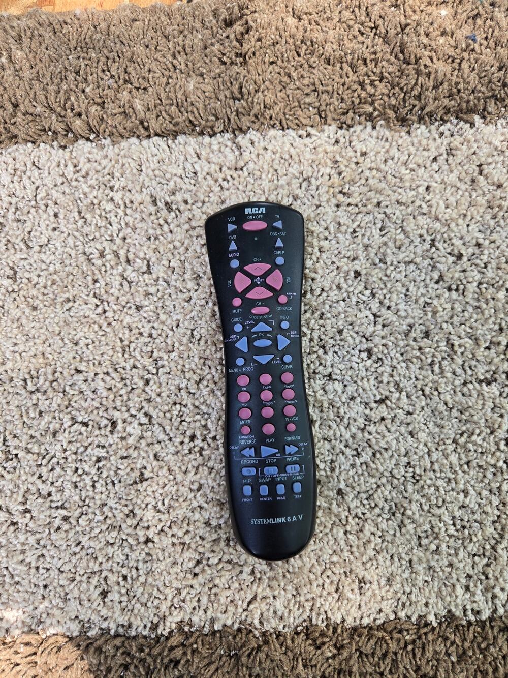 The RCA SystemLink 6 A-V Universal Remote Control  RCU600WMS or RCU600RS)